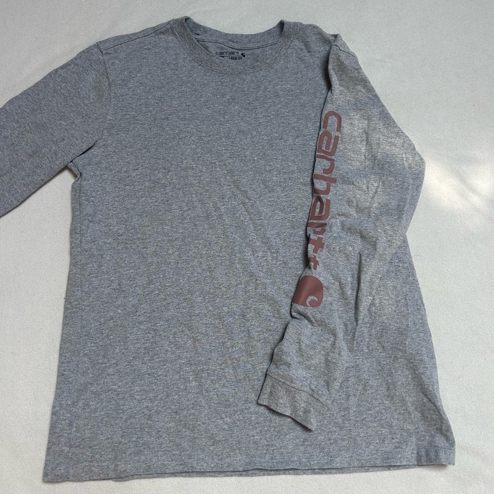 Women's Loose Fit Heavyweight Long-Sleeve Logo